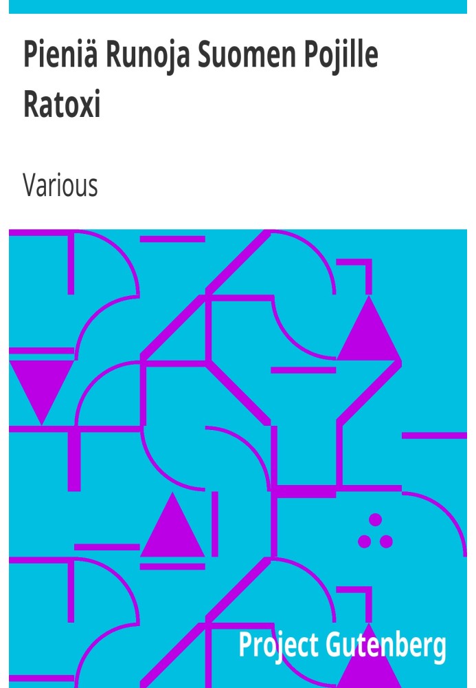 Book Small Poems for Finnish Boys Ratoxi