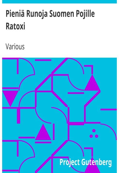 Book Small Poems for Finnish Boys Ratoxi