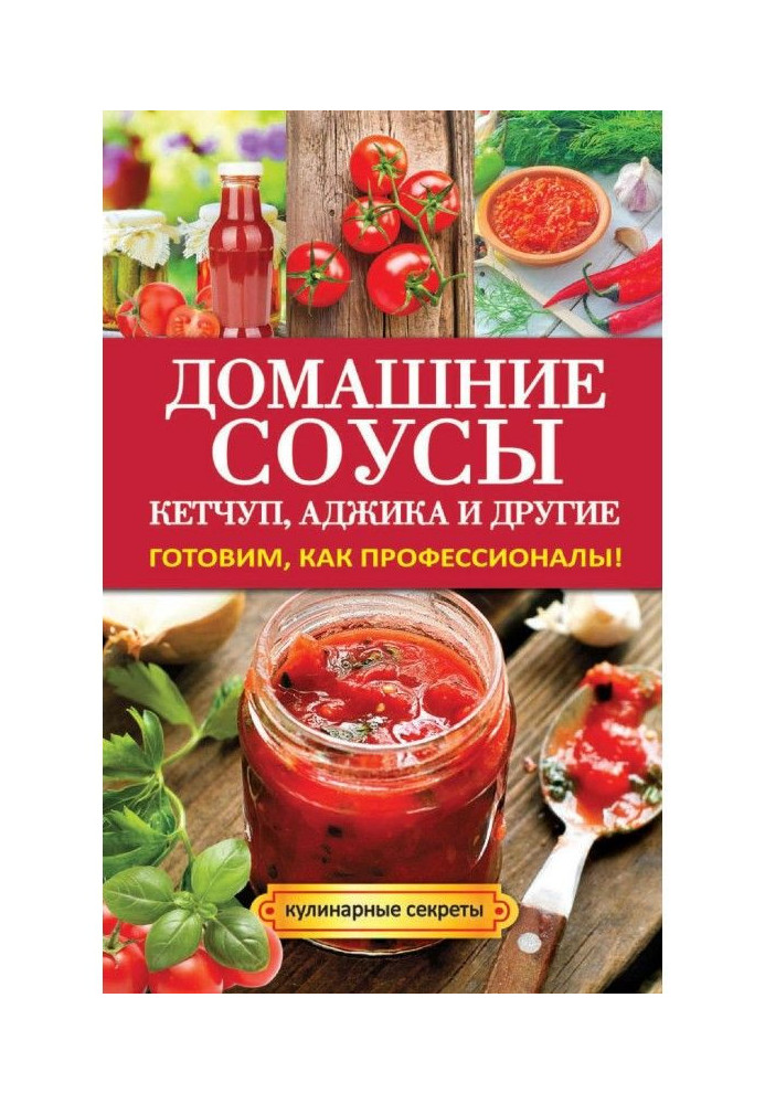 Book Homemade sauces. Ketchup, adjika and others