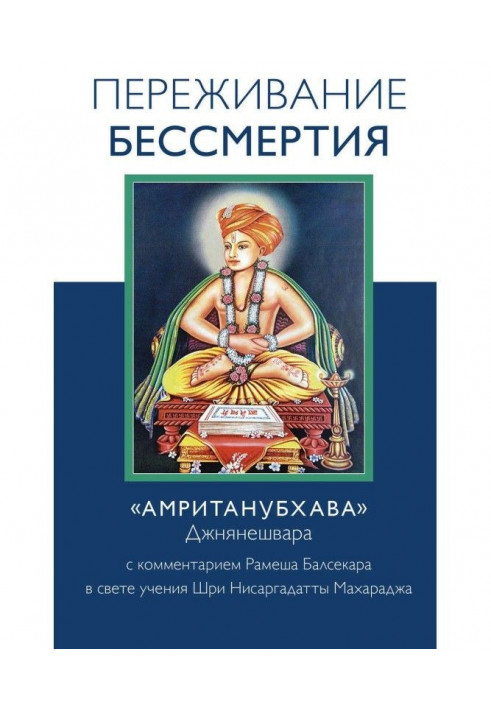 Книга Переживання безсмертя. «Амрітанубхава» Джнянешвара із коментарем Р. Балсекара