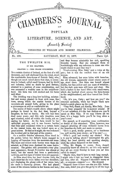 Book Chambers's Journal of Popular Literature, Science, and Art, No. 698 May 12, 1877