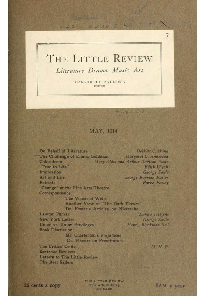 Книга Маленький огляд, травень 1914 (том 1, № 3)
