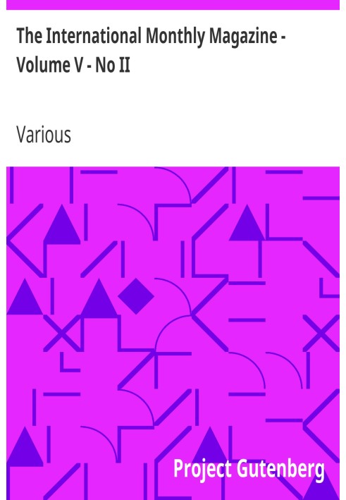 Book The International Monthly Magazine - Volume V - No II