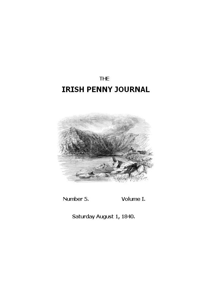 Книга The Irish Penny Journal, Vol. 1 № 05, 1 серпня 1840 р