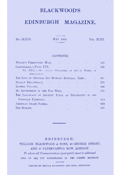 Book Blackwood's Edinburgh magazine, Vol. 93, No. 571, May, 1863