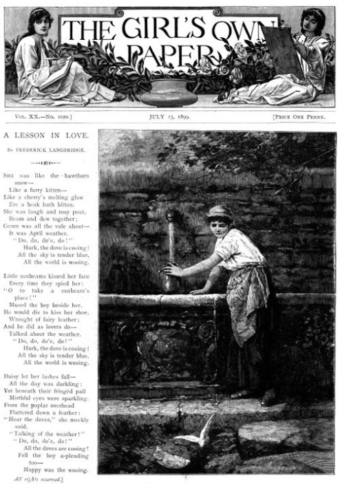 Book The Girl's Own Paper, Vol. XX, No. 1020, July 15, 1899