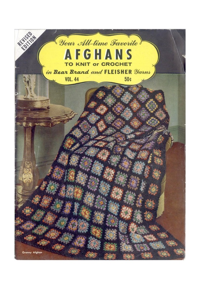 Book Your All-time Favorite Afghans to Knit or Crochet in Bear Brand and Fleisher Yarns