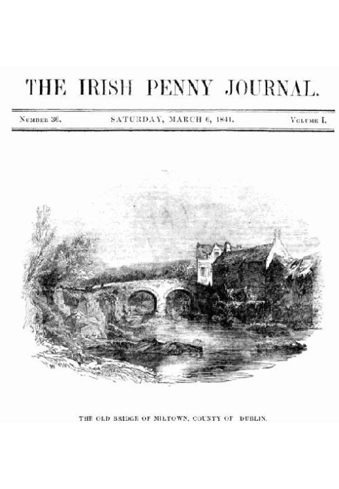 Book The Irish Penny Journal, Vol. 1 No. 36, March 6, 1841