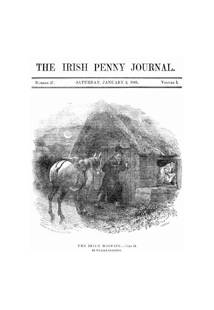 Книга The Irish Penny Journal, Vol. 1 № 27, 2 січня 1841 р