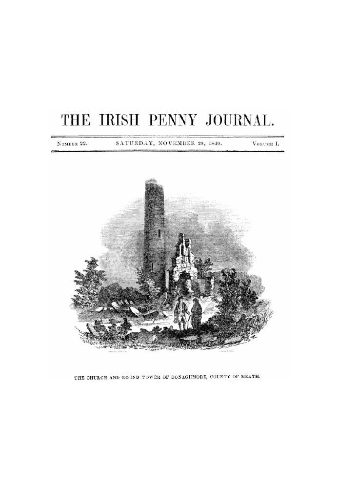 Book The Irish Penny Journal, Vol. 1 No. 22, November 28, 1840