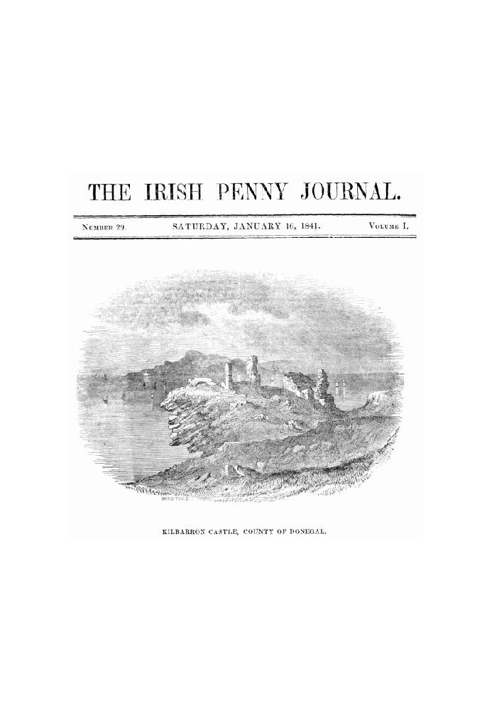 Book The Irish Penny Journal, Vol. 1 No. 29, January 16, 1841