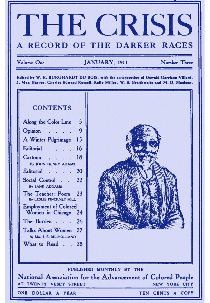 Книга Криза: $b Запис темних рас, т. I, № 3, січень 1911 р