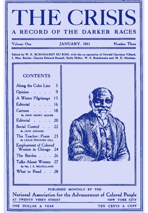Книга Криза: $b Запис темних рас, т. I, № 3, січень 1911 р