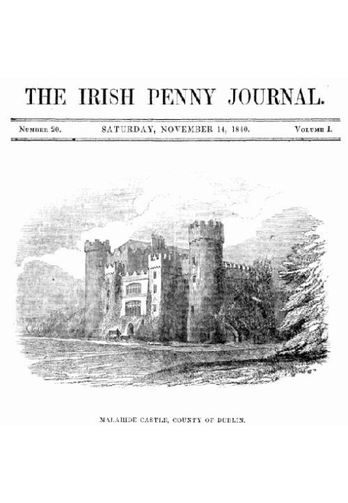 Book The Irish Penny Journal, Vol. 1 No. 20, November 14, 1840