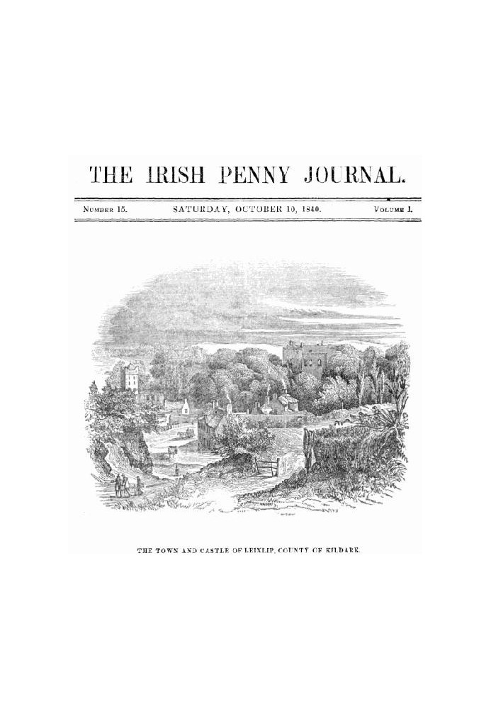 Book The Irish Penny Journal, Vol. 1 No. 15, October 10, 1840